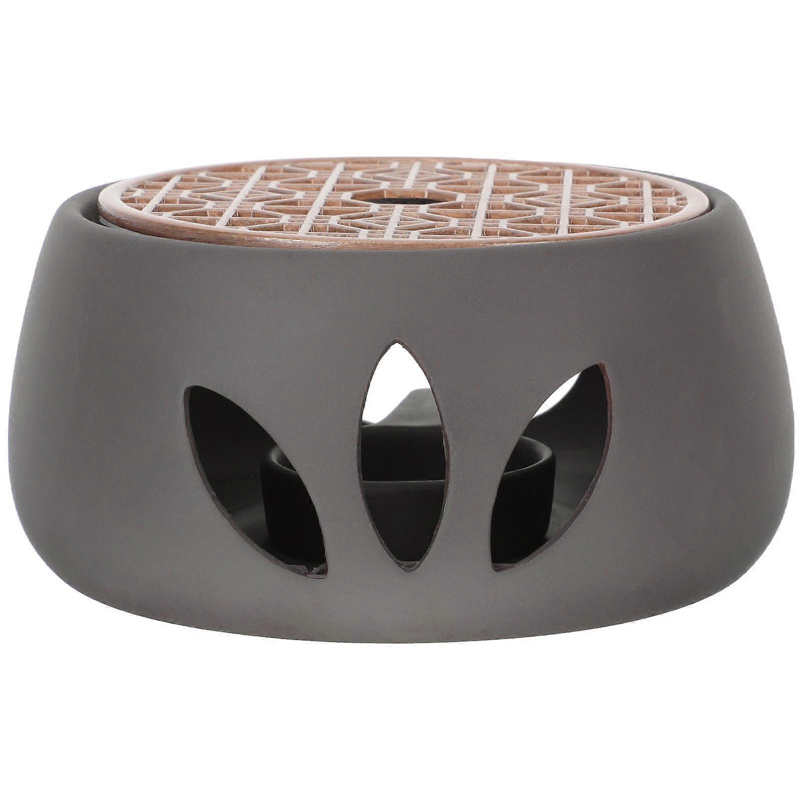 Ceramic Tea Warmer Set for Home with Tea Warming Stove 1Set