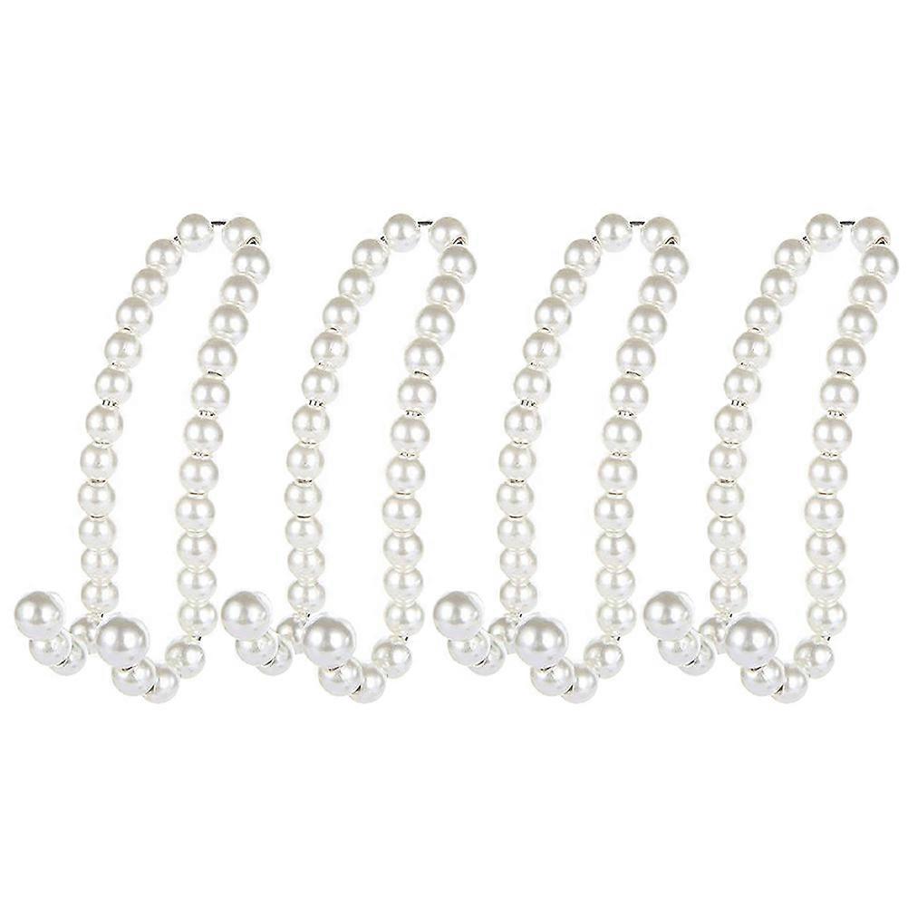 Stainless Steel Car Hooks Practical Design Pearl Shape Storage Heavy Duty Hanger 2Pairs