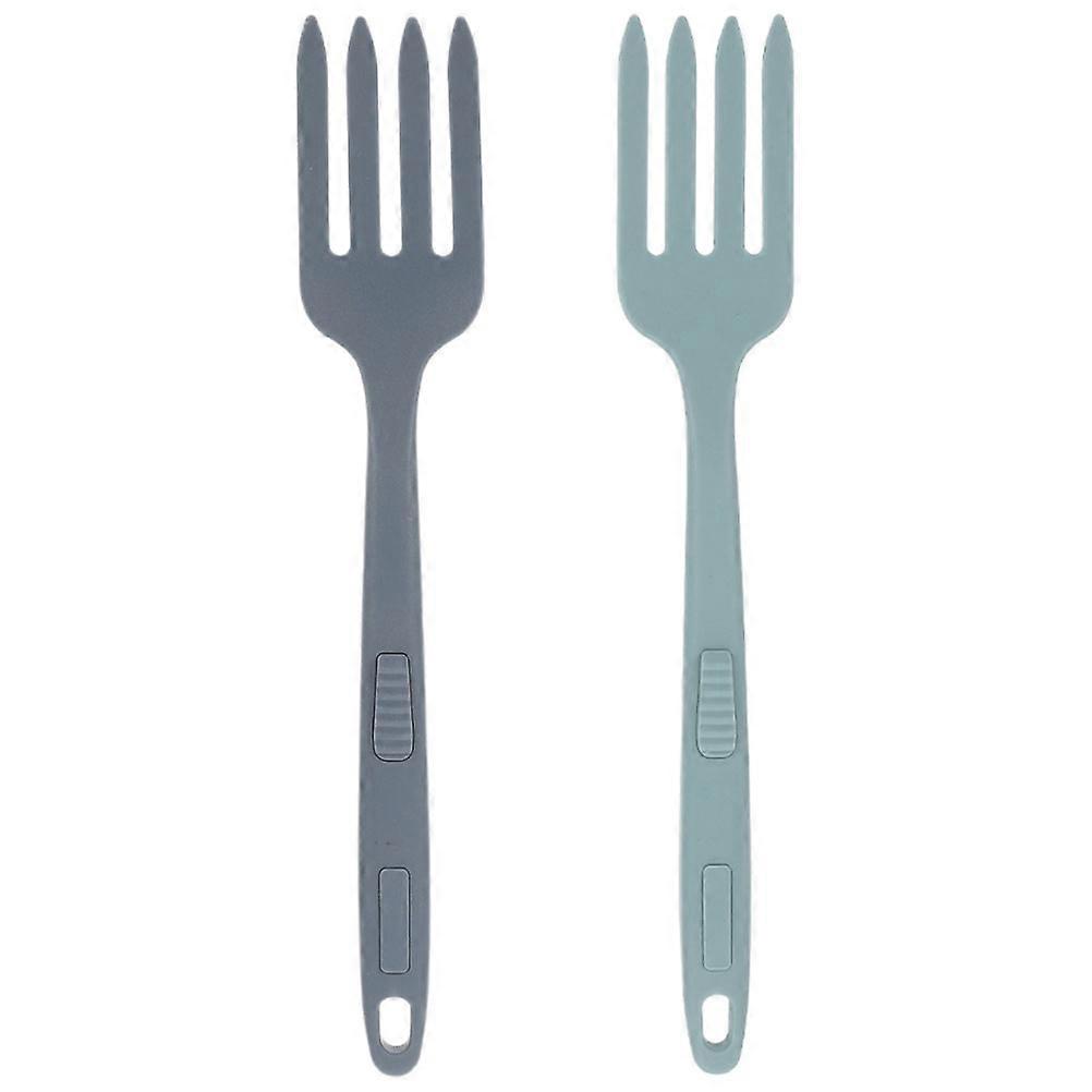 Silicone Kitchen Mixing Forks Heat Resistant & Flexible Utensils for Stirring, Crushing & Non Stick Food Preparation
