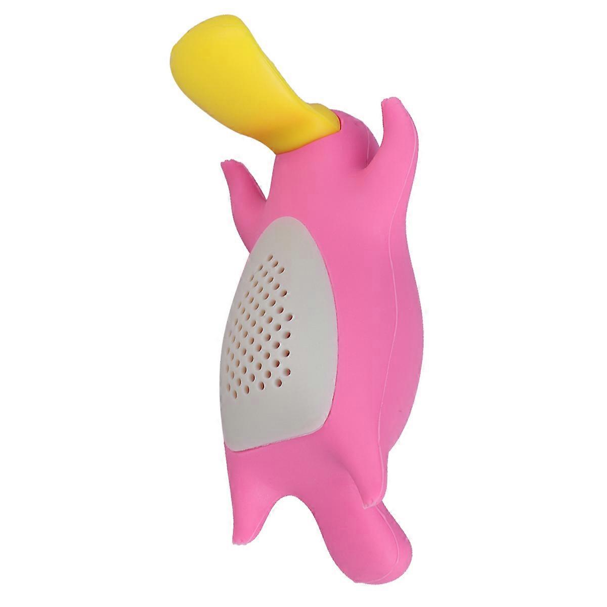 Fine Mesh Tea Infuser Reusable Loose Leaf Tea Strainer Filter Diffuser Silicone Rosy 11.00X3.50X2.50CM Kitchen Tools 1Pcs