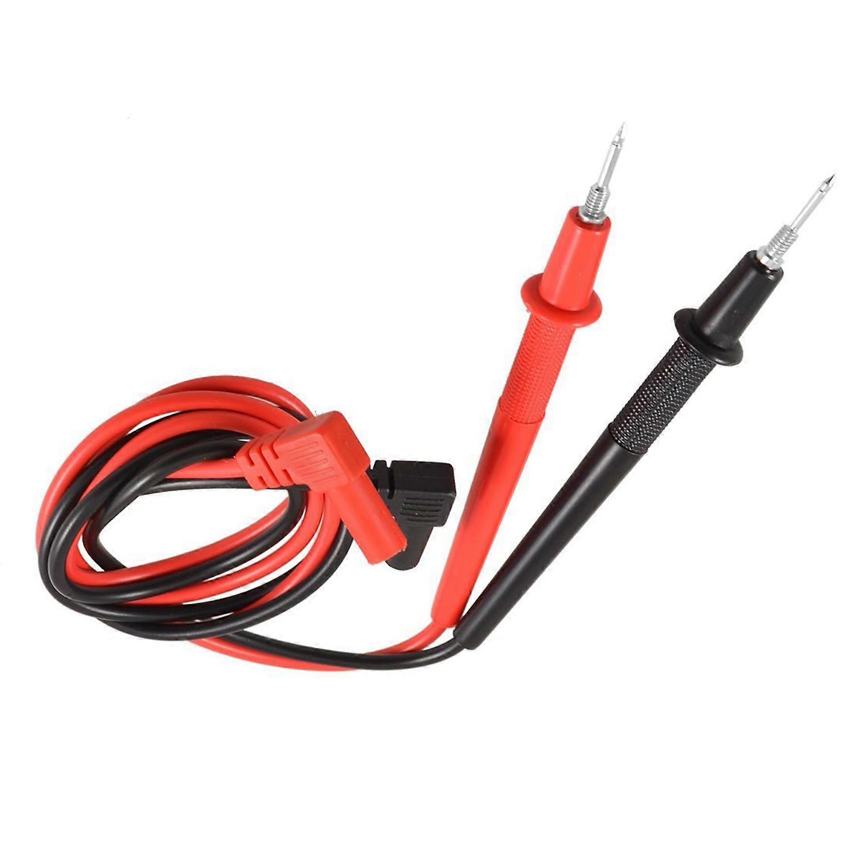 2X 1000V Banana Plug 2.6Ft Voltmeter Probe Test Lead Cable Black Red Pair