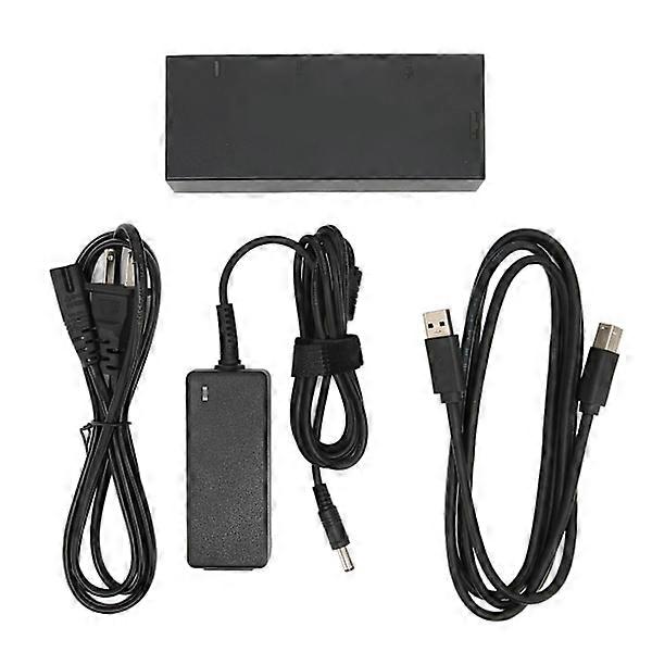 Sensor power supply, safe stable USB game console power adapter for Xbox One S for Windows 8 8.1 10 100-240V US plug.