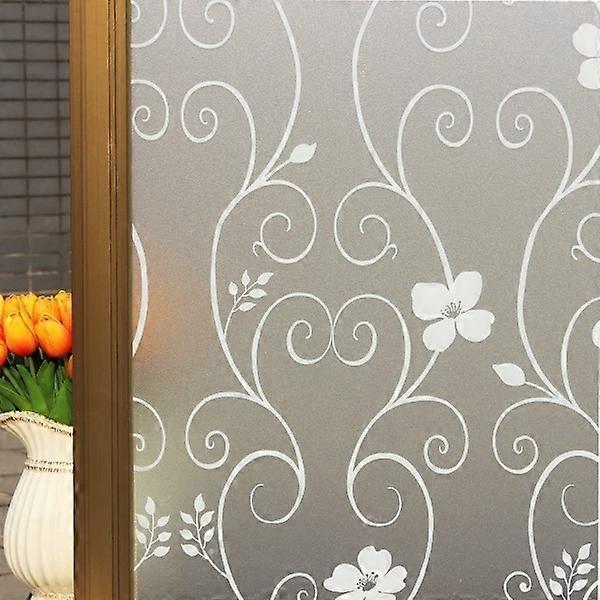 Transparent privacy decorative electrostatic window film