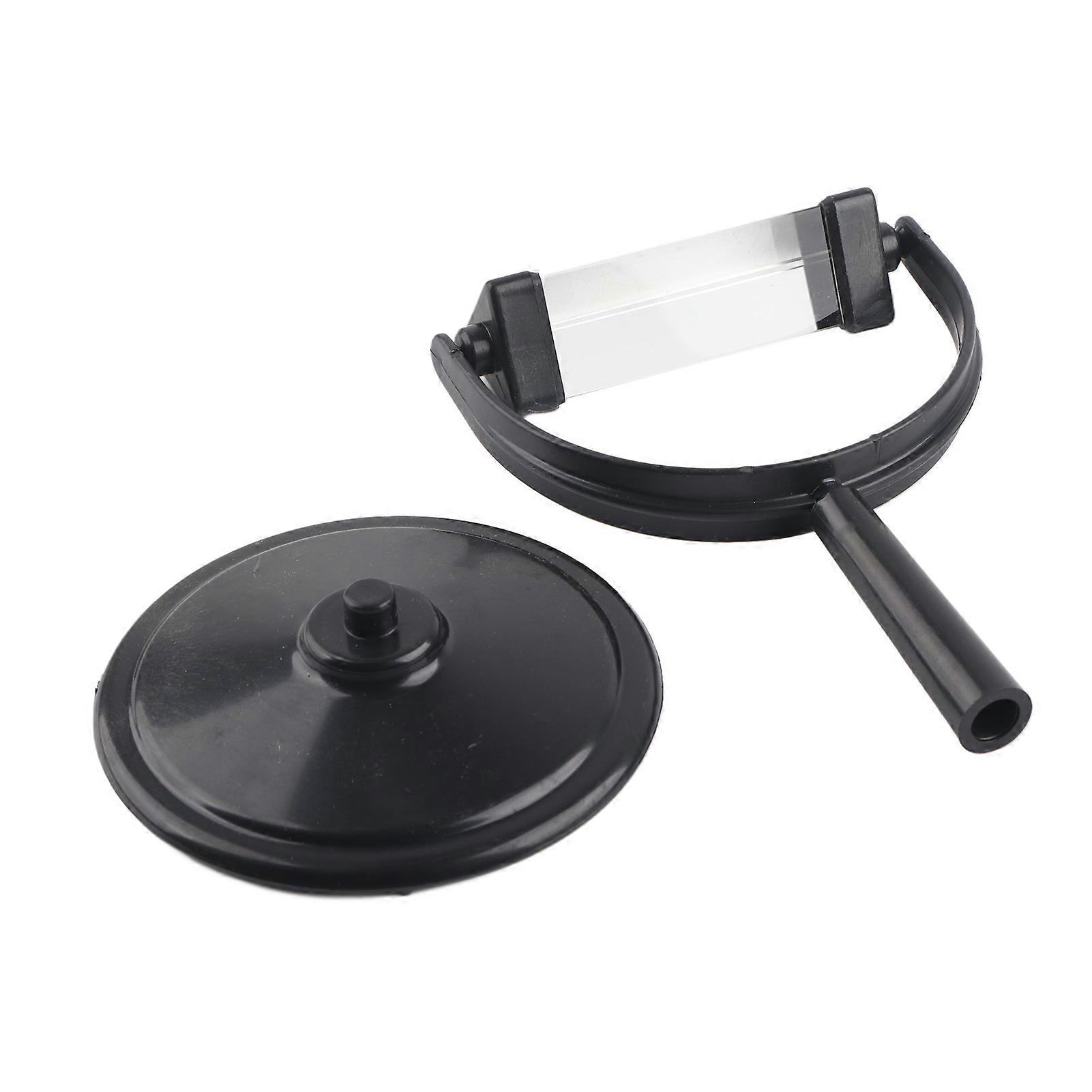 Optical Glass Triple Triangular Prism with Stand Physics Light Spectrum