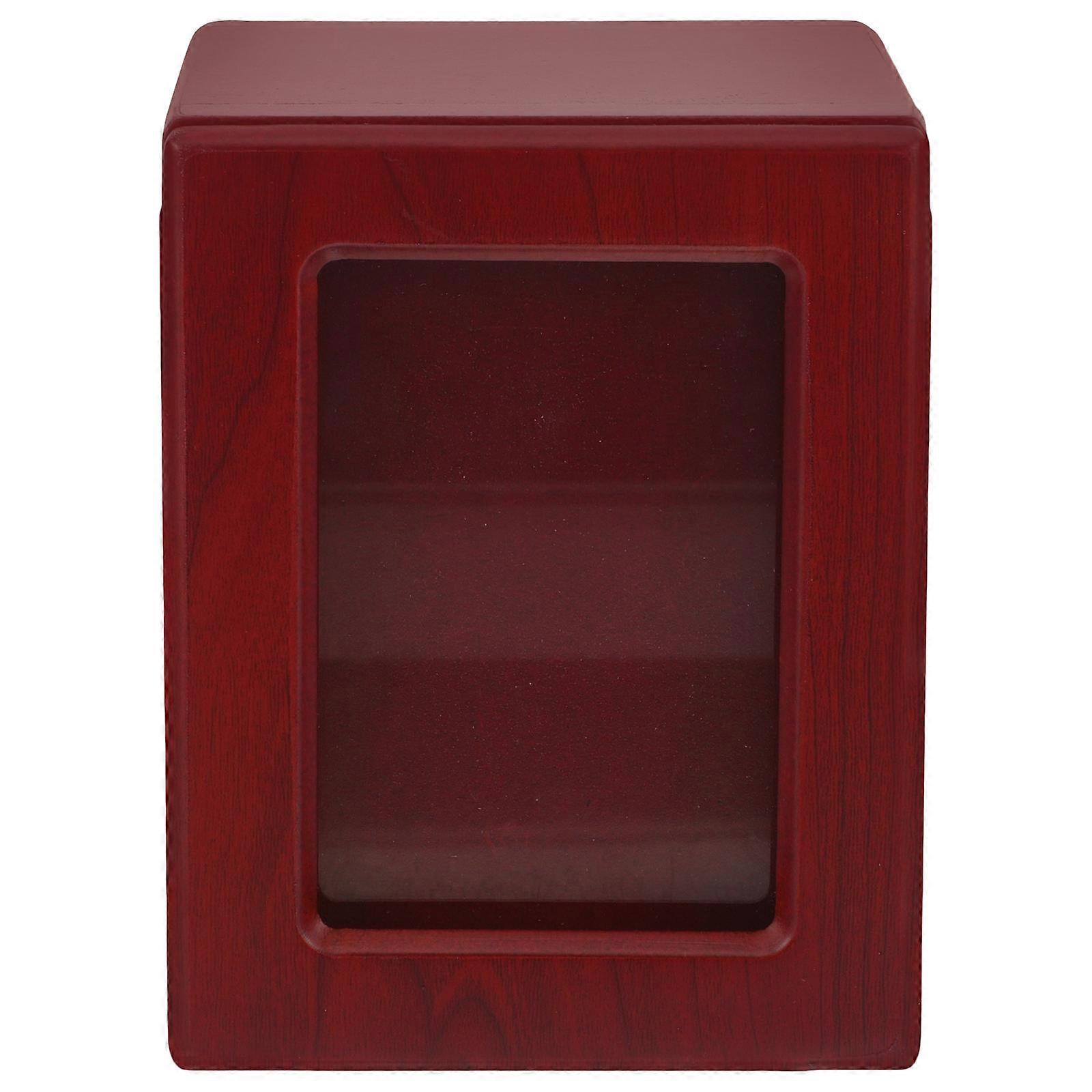 Pet Memorials Dog Cremation Ashes Box Wooden Cinerary Casket Brown Color for Pet Owners 1Pack