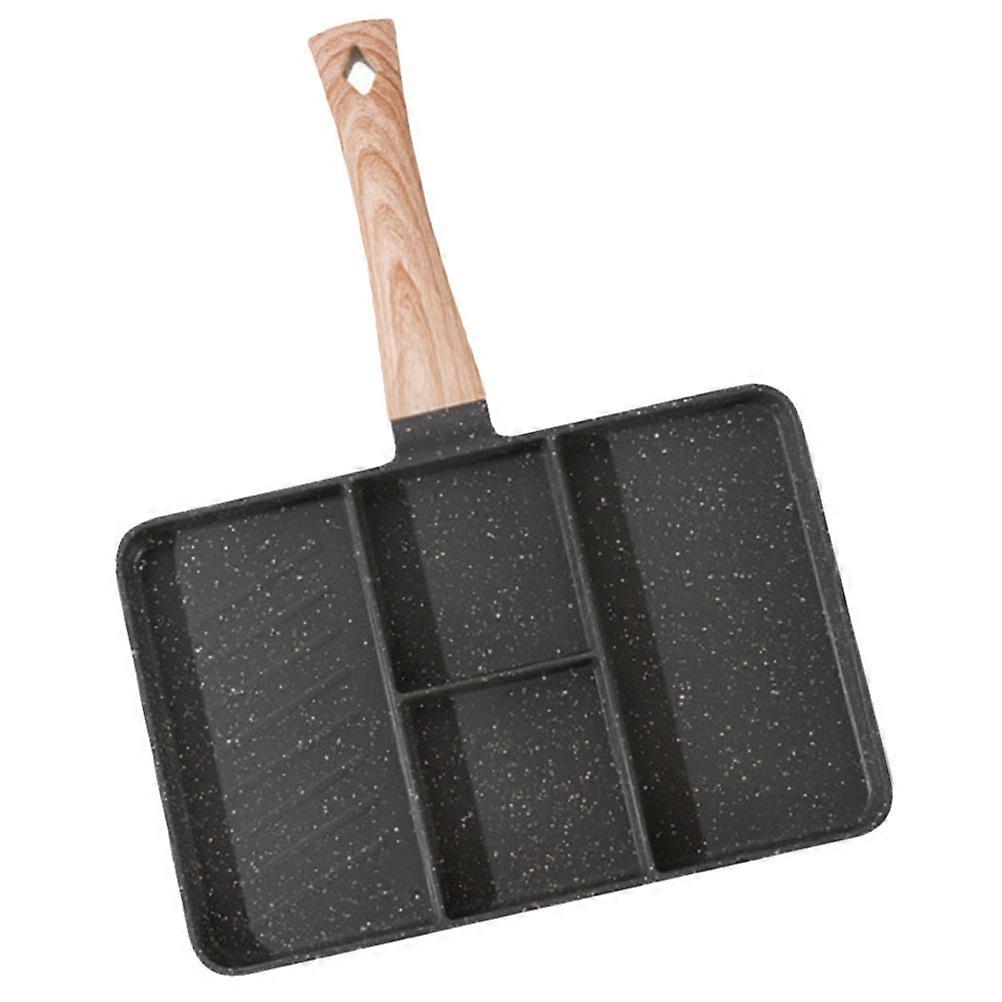 NonStick Aluminum Alloy Breakfast Frying Pan with AntiScald Handle for Kitchen Use .8x11.8 Inches