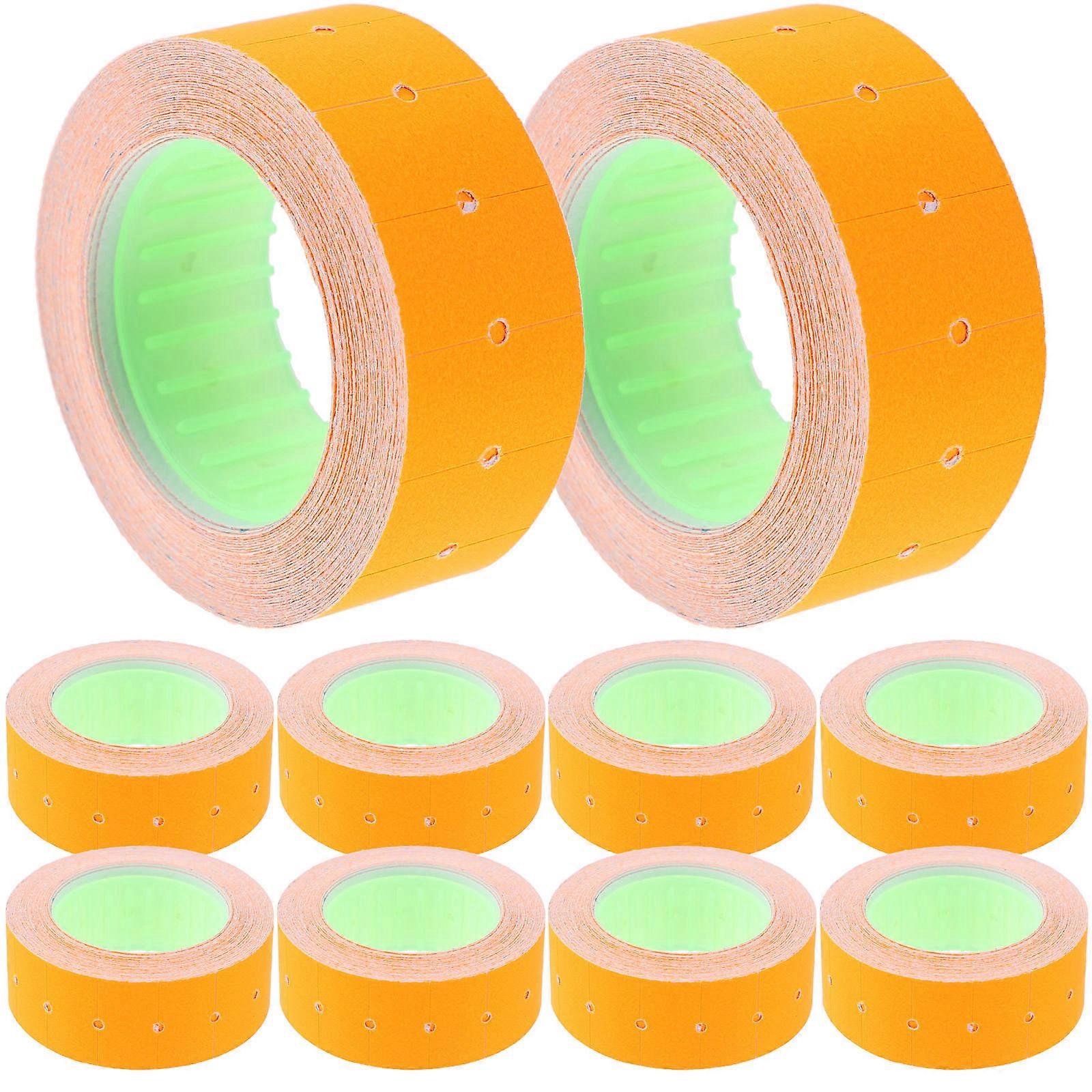 SelfAdhesive Red Paper Price Tag Roll for Decoration Clear Printing Good Viscosity 1 Roll