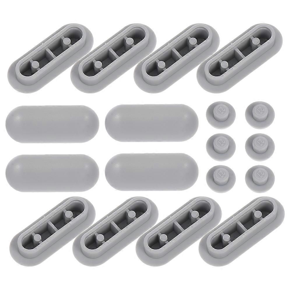 18pcs Non Slip Toilet Seat Bumpers Rubber Pads for Comfortable Seating, Moisture Protection, Easy Maintenance, Compatible with Home, Hotel, and
