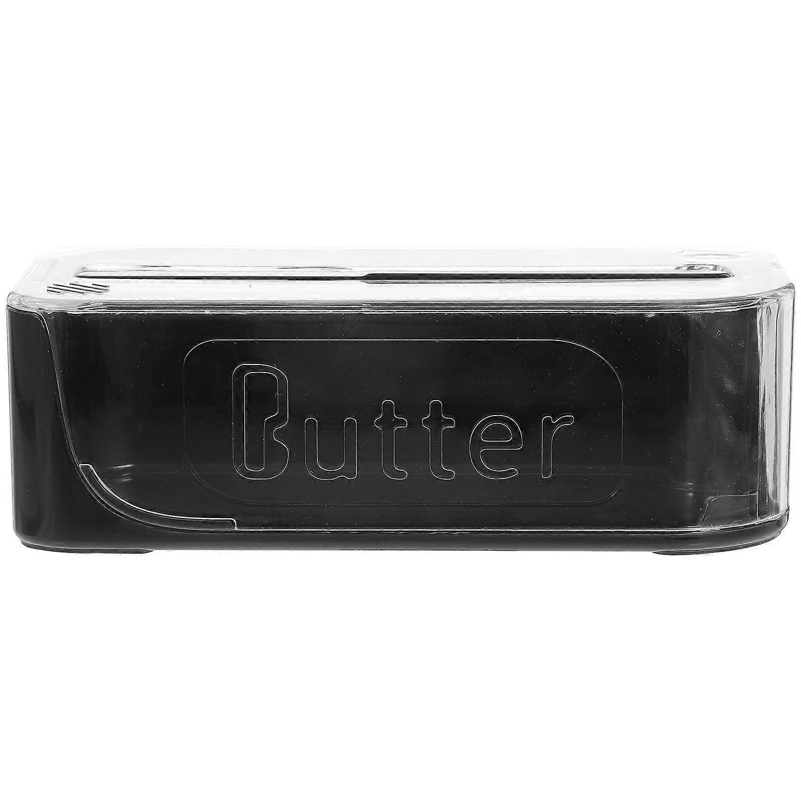 Butter Sealed Box Airtight Seal Home Use Transparent Rectangular 1Pcs