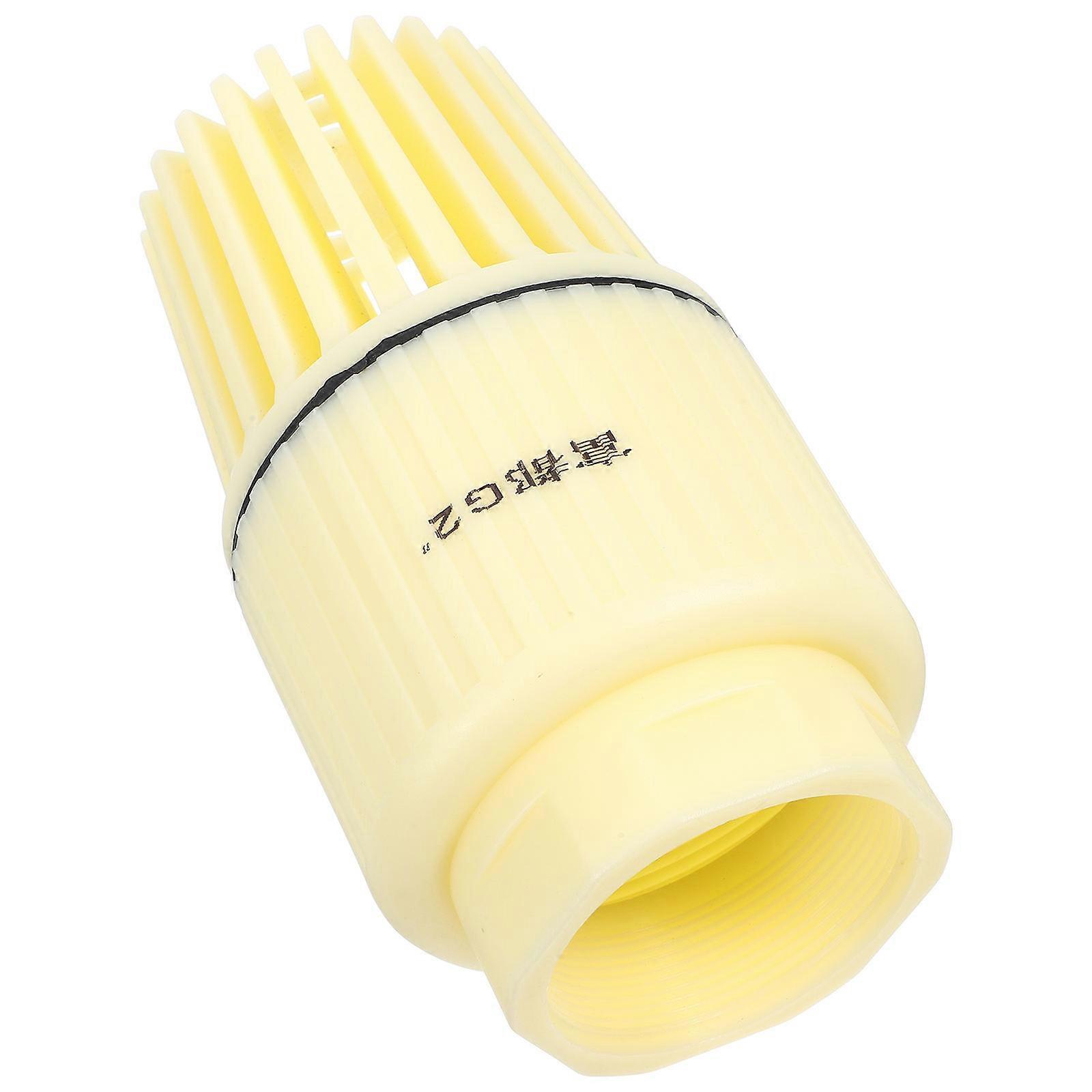 Water Pump Check Valve 1 Set Prevents Backflow for Garden Irrigation Systems DN50 White PVC