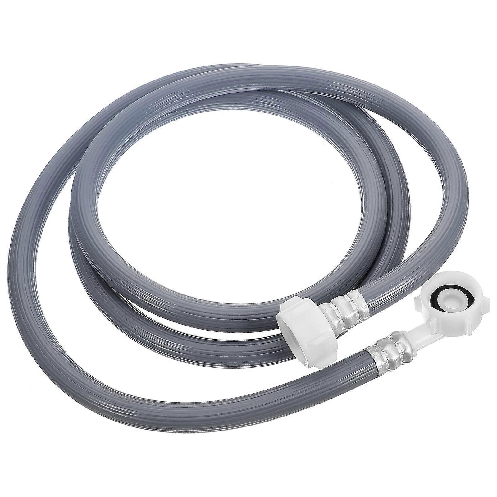 Washer Inflow Hose for HearingAid Use with Extended Design Grey PVC Durable and Reliable 46.5 Inches