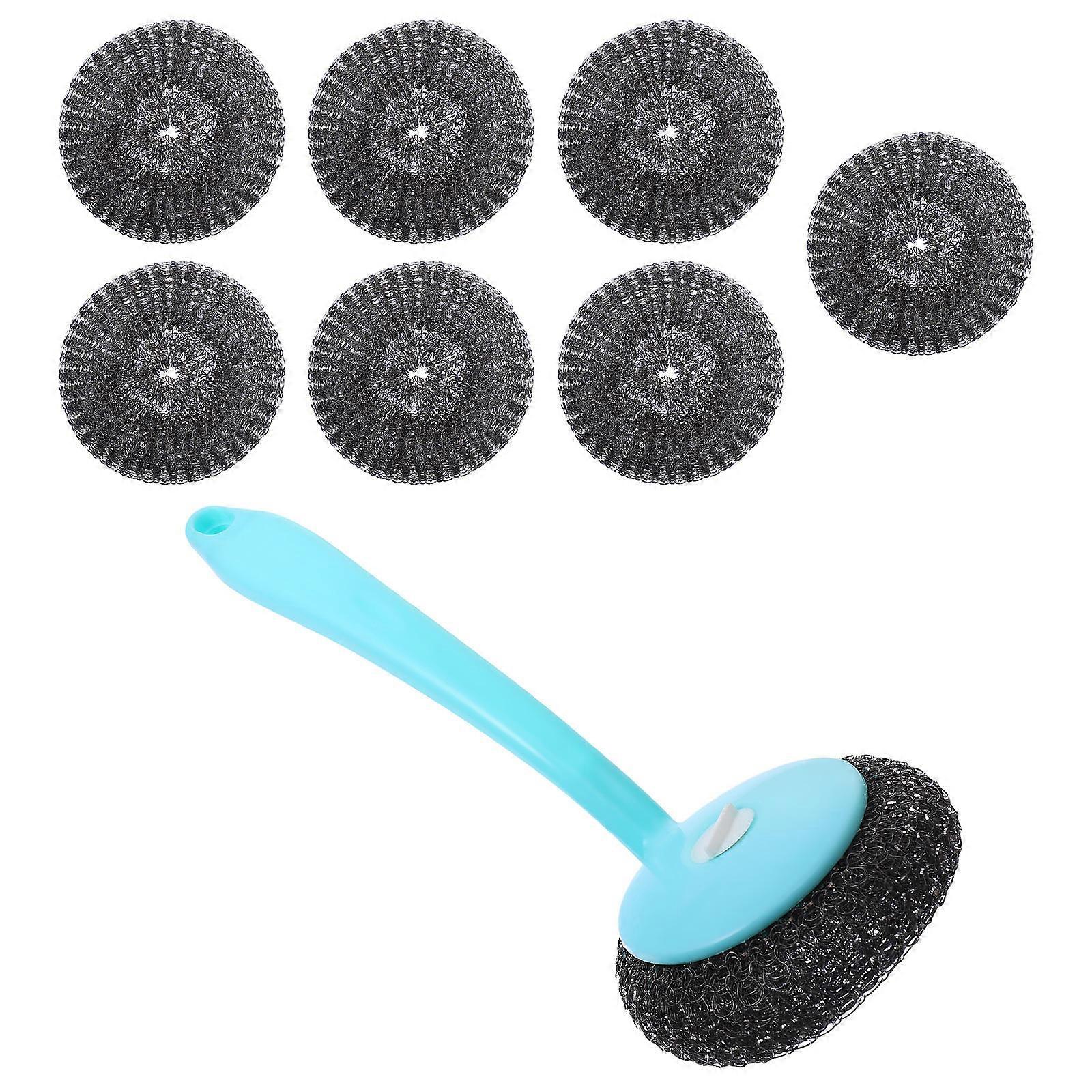 Pot Cleaning Brush with Comfortable Plastic Handle for Home Use 100% Design