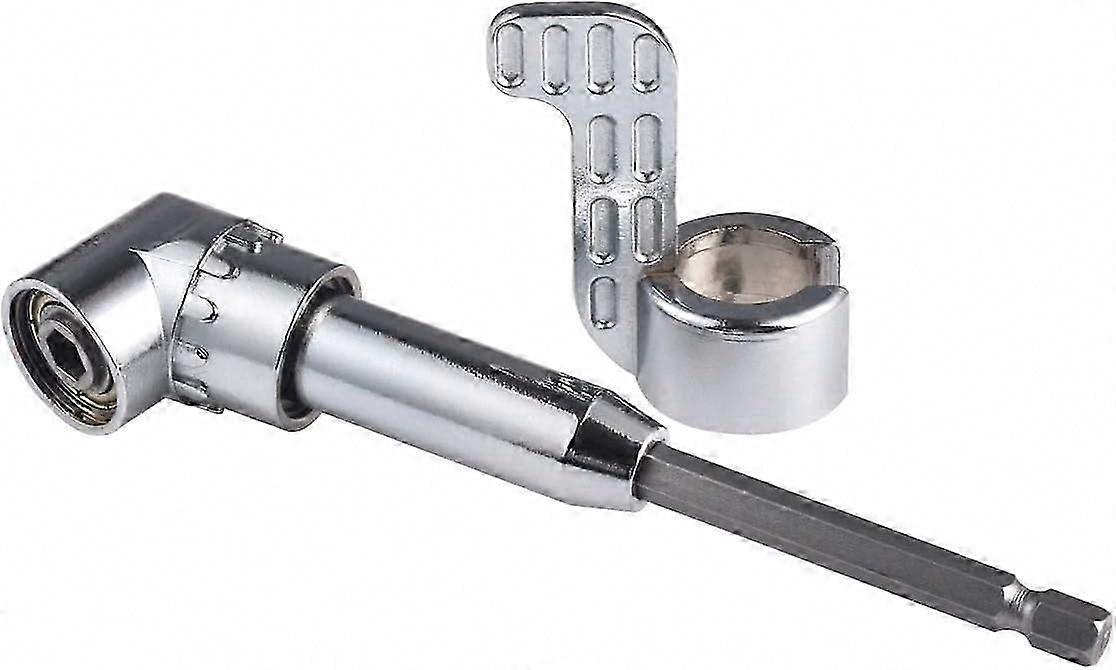 105 Right Angle Drill Bit Extension for Tight Spaces with Strong Magnet & Hex Head Screwdriver