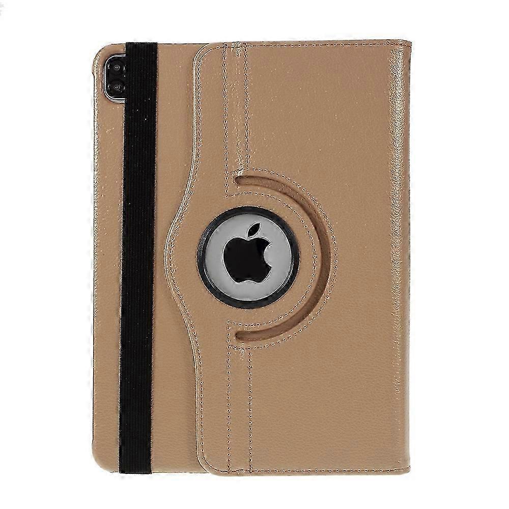 Rotating Stand Leather Case for iPad Air 11 (2025) (2024) Air (2020) (2022) with Unique Circle Hollo