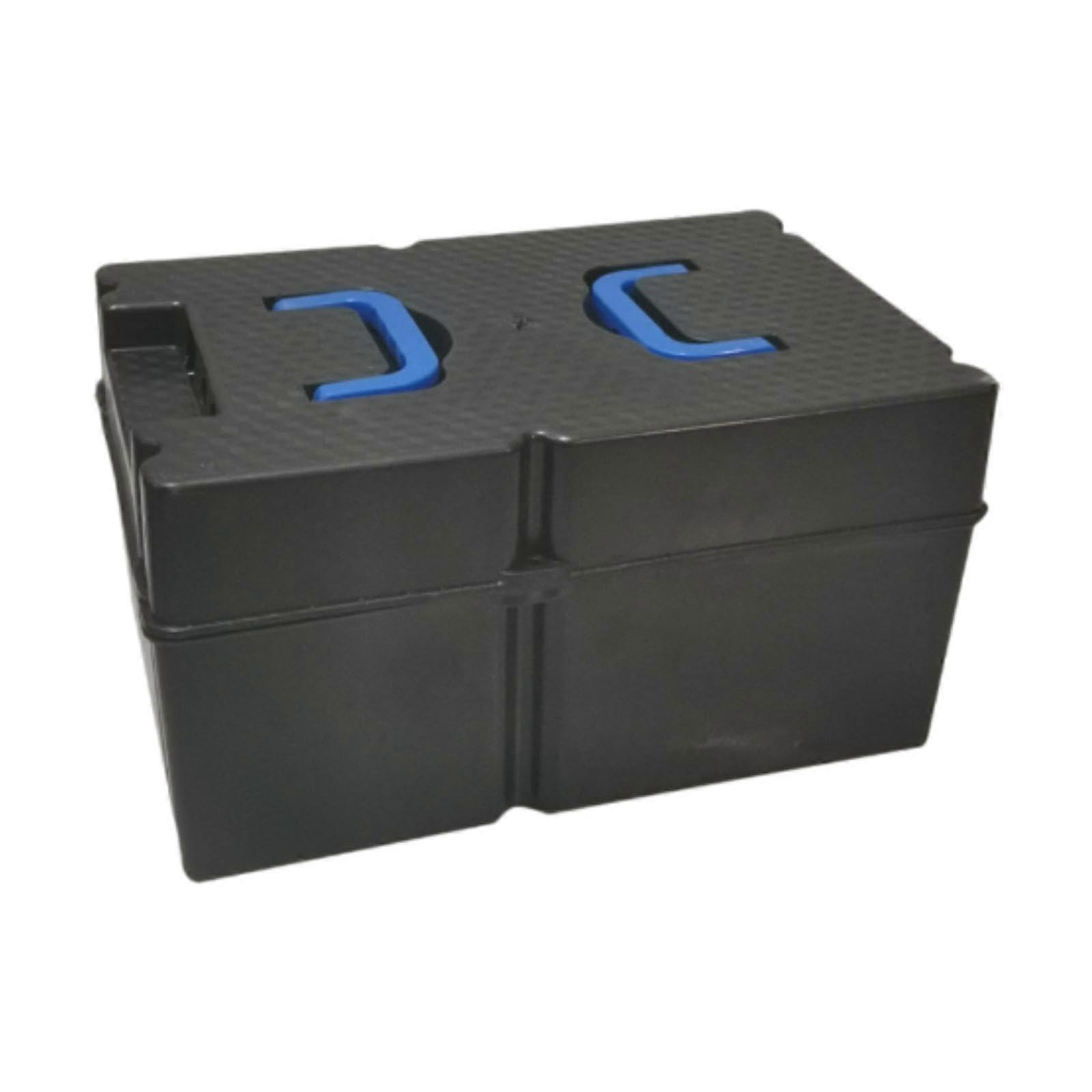 Electric Bicycle Battery Box Carry Bag Universal with Folding Handle Battery Holder Battery Storage Box for Power Tools Style B