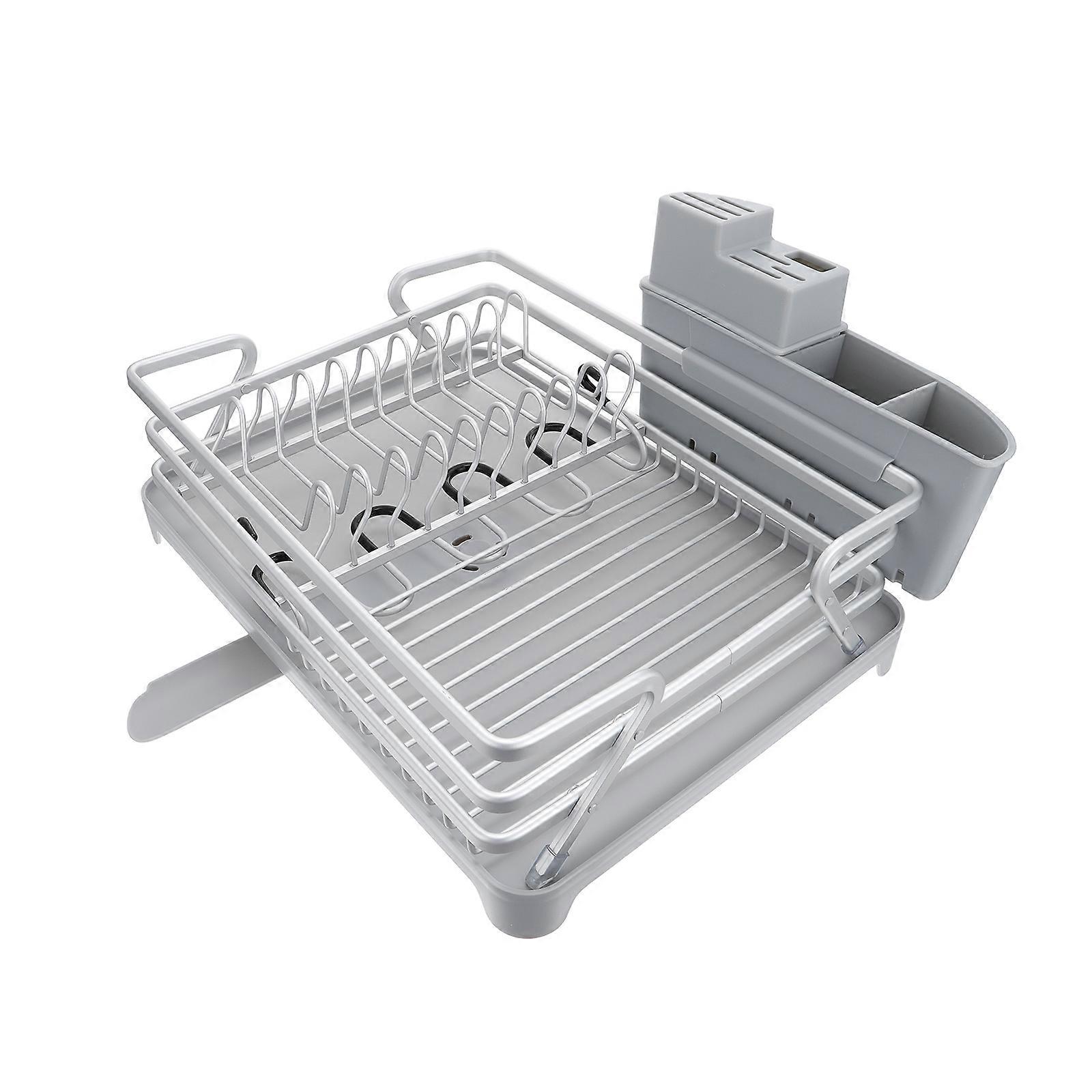 Rectangular Kitchenware Dish Plate Draining Rack For Household Users 43X31CM Multi-Function 1Pack