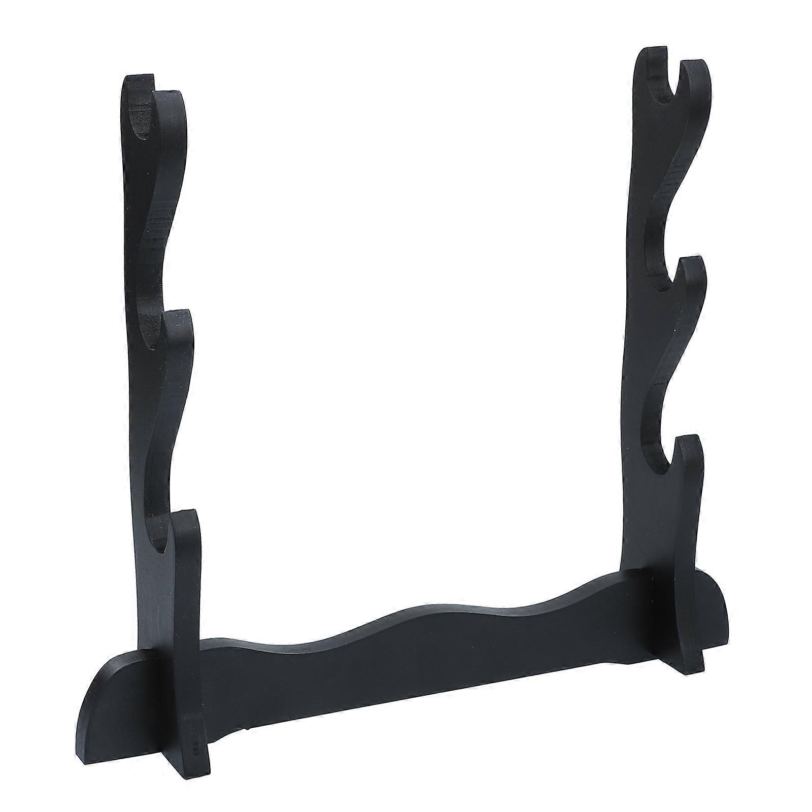 Wooden Holder Storage Display Rack For Long Craft Retail Store Simple Design 1Set