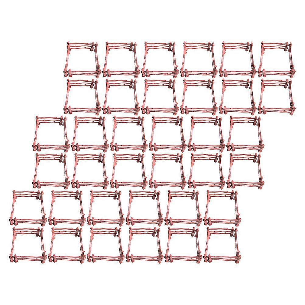 Craft Fence Models 80Pcs Plastic Decorative Fencing Designed For Gardens And Tabletop Gaming Environments