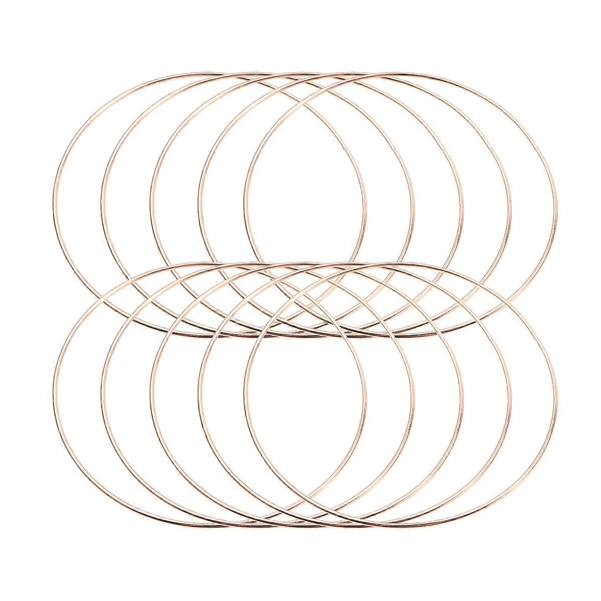 Golden Metal Dreamcatcher Ring for DIY Crafts and Smooth 190mm