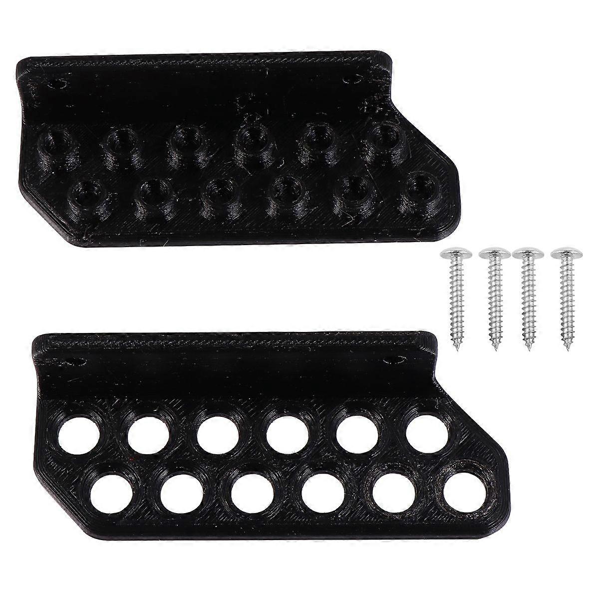 1 Pair of Wall-mounted Arrow Rack Display Rack Self-adhesive Arrow Holder
