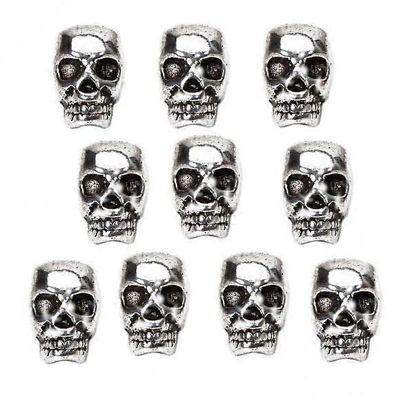 Skull Beads 70-Piece Zinc Beads Set For DIY Jewellery Making 7x10 Pack