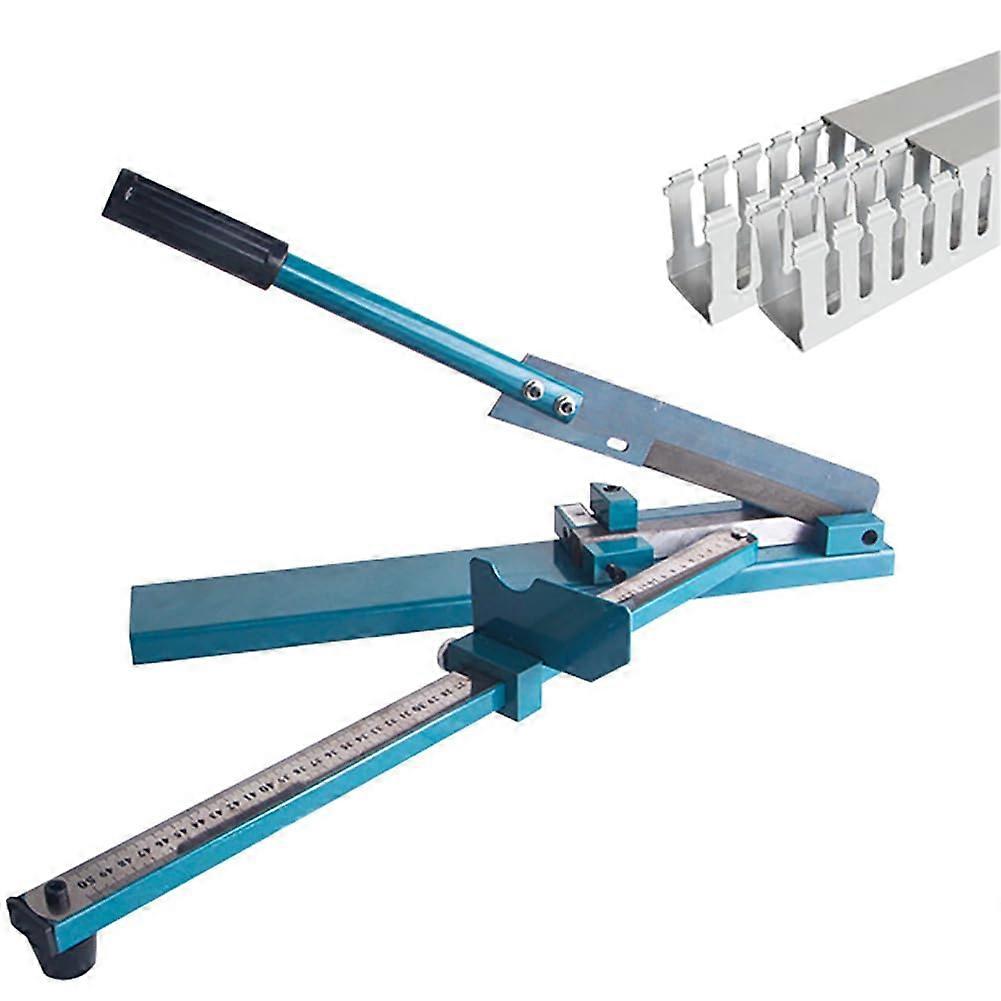 PVC Trunking Cutter 45Degree And 90Degree Cutting Angles For Plastic Pipe And Hose With Ruler And Wire Slot Cutting