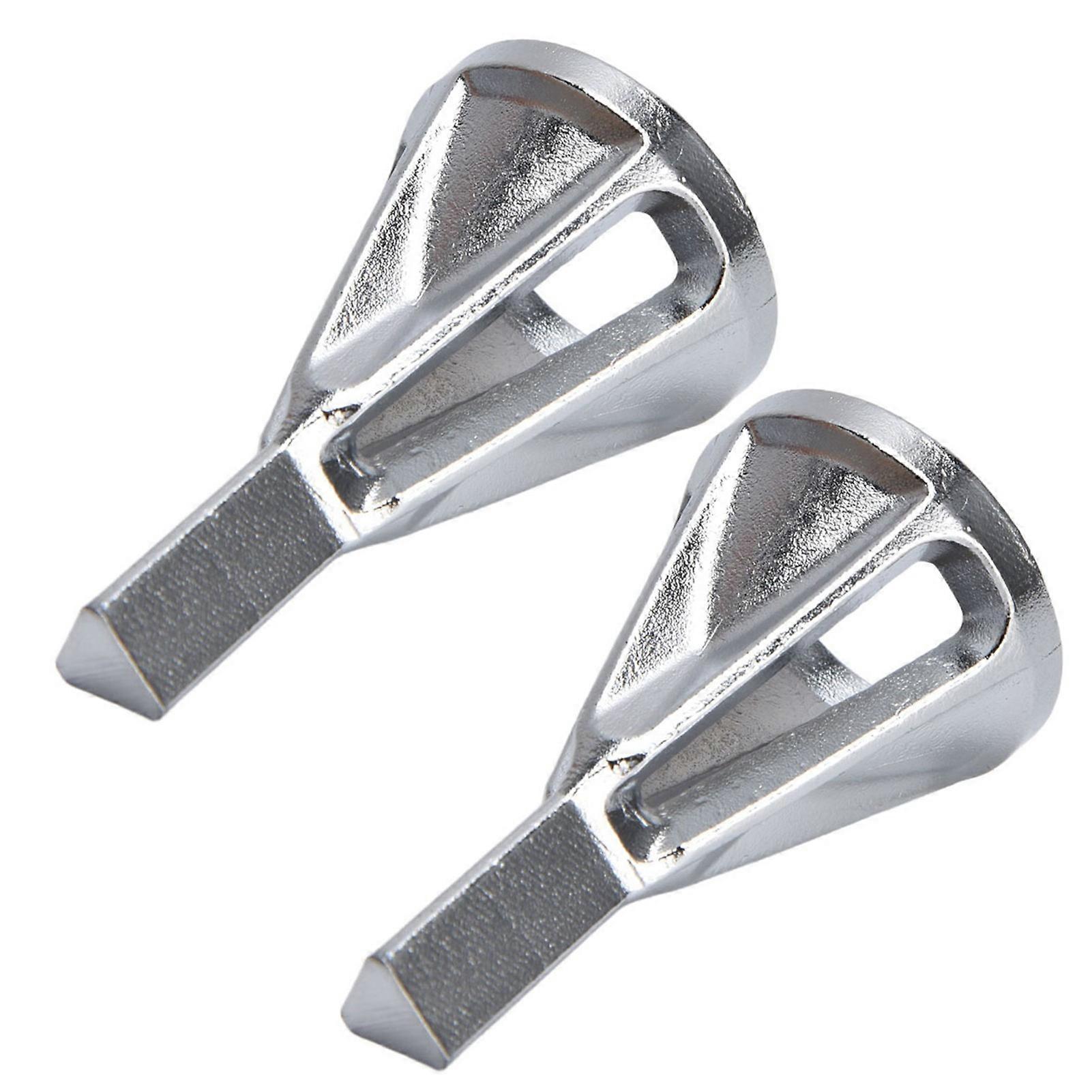 2pcs Metal Deburring Chamfering Tool with Triangular Handle 21mm