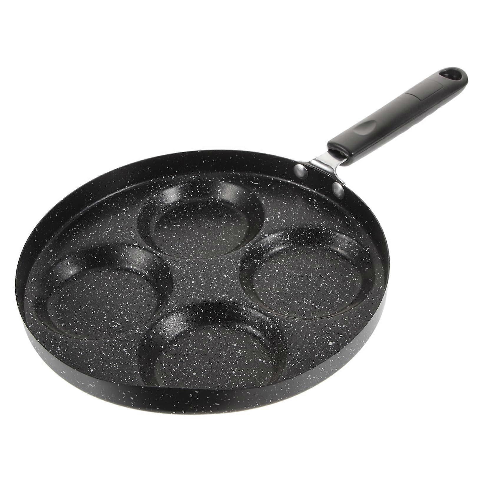 Frying Pan Nonstick Omelette Pan With 4-Hole Design And Non-Slip Handle For 2-4 People