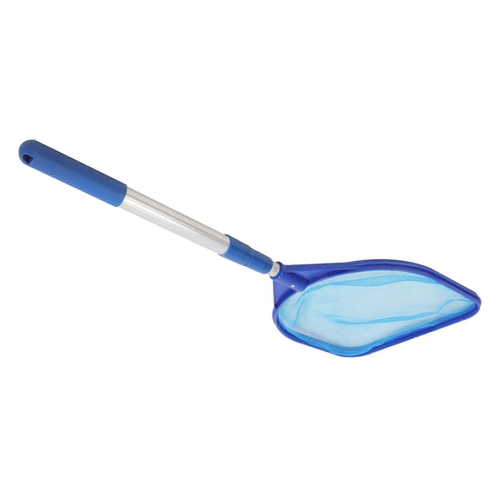 Extendable Spoon Net with Fine Mesh for Swimming Pool and Fish Cleaning