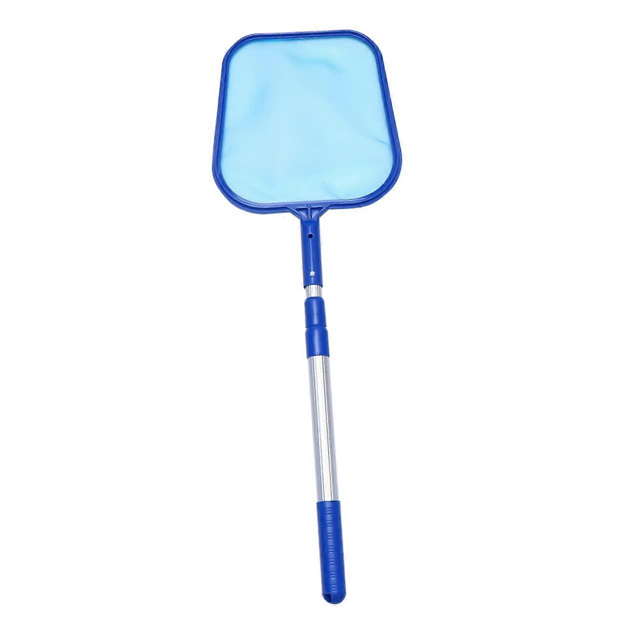 Swimming Pool Net Aluminium Pole Adjustable Leaf Skimmer for Pools and Ponds in Flat Water Areas Blue 1 Set Durable