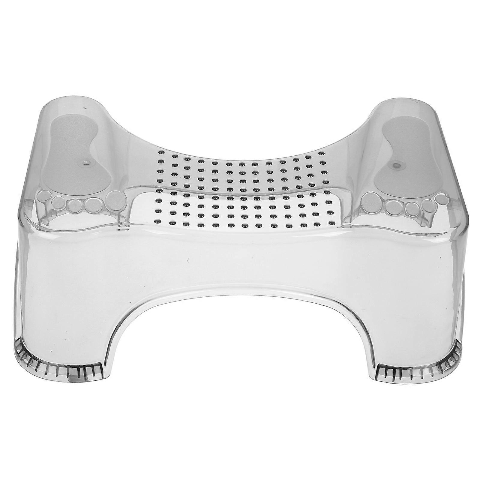 Bathroom Stool Portable Use Light Grey Pet Footrest Assistance 1Set
