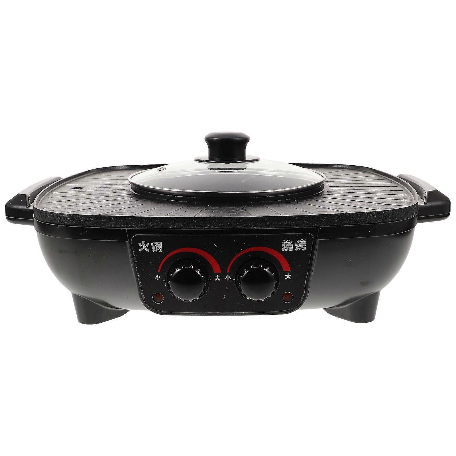 Hot Pot Cookware Double Control Roasting Pot for Kitchen Use