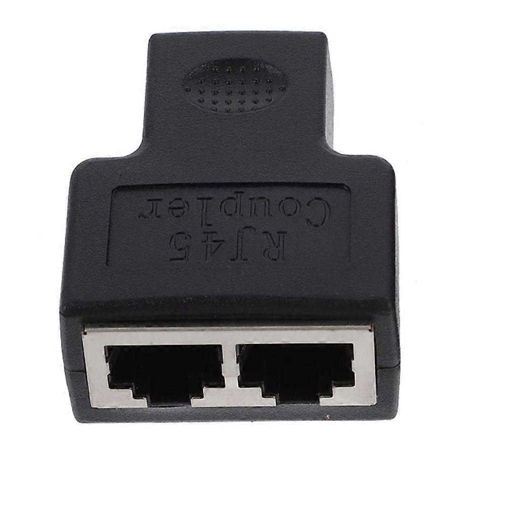 Plastic Ethernet Splitter Cable Adapter RJ45 Ethernet Cable Splitter Adapter