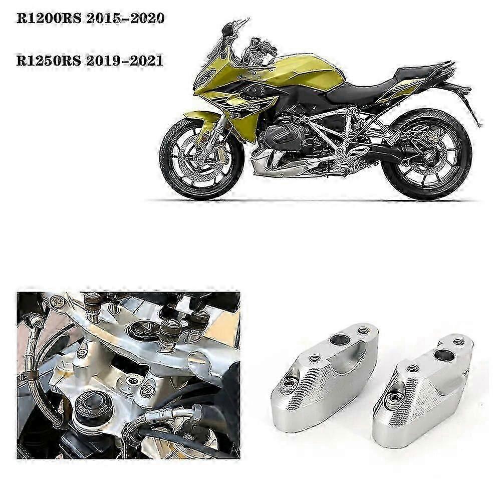 For Bmw R1200rs R1250rs Cnc Motorcycle Riser Lifting Handlebar Clamp Motocicleta Handlebar Riser Kit