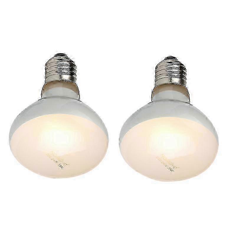 2 Pack Reptile Heat Lamp Bulb with UVB & UVA for Terrariums, Amphibians, Birds - 100W