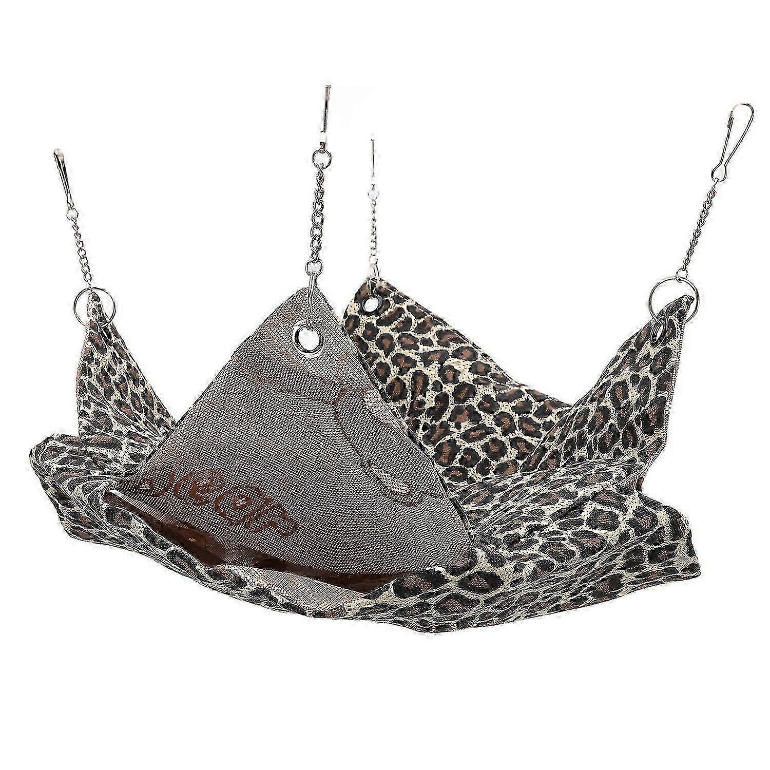 Hamster Hammock Breathable Cool Double Layer Ice Silk Lining Small Pet Hanging Bed for Honey Glider