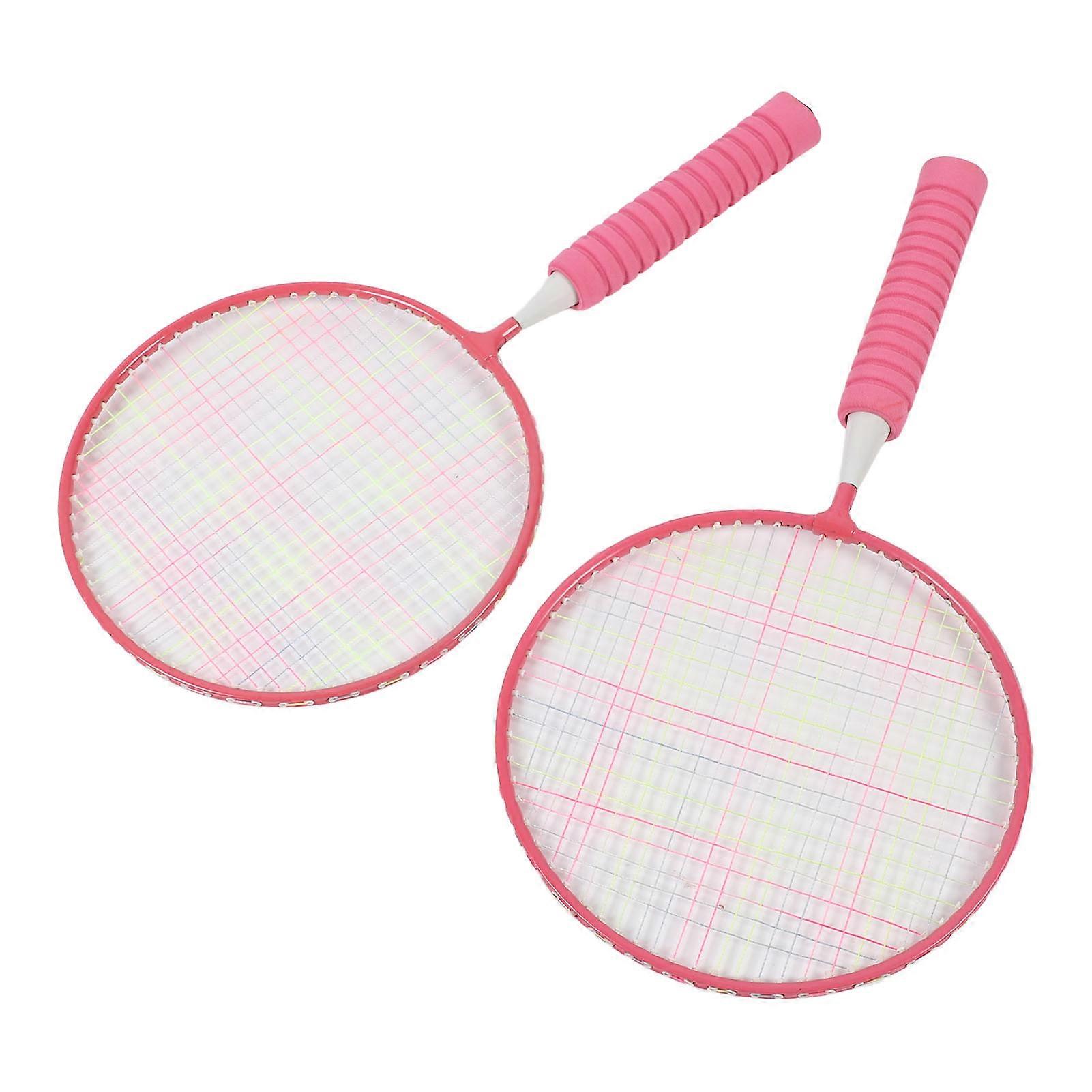 Lightweight Kids Badminton Set with 3 Shuttlecocks & Bag, Pink