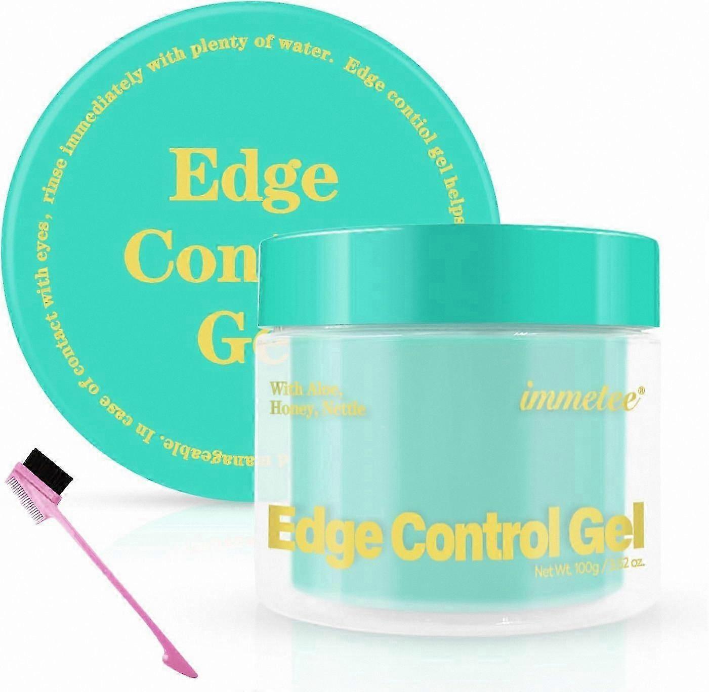 Strong Hold Hair Gel, 100g Moisturizing Fixative for Long-Lasting Shine and Edge Control
