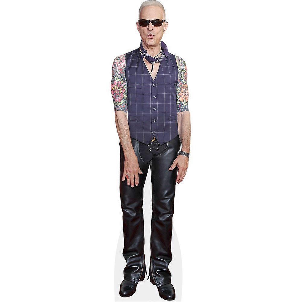 David Lee Roth (Tattoos) Cardboard Cutout (lifesize OR mini size). Standee. Stand Up.