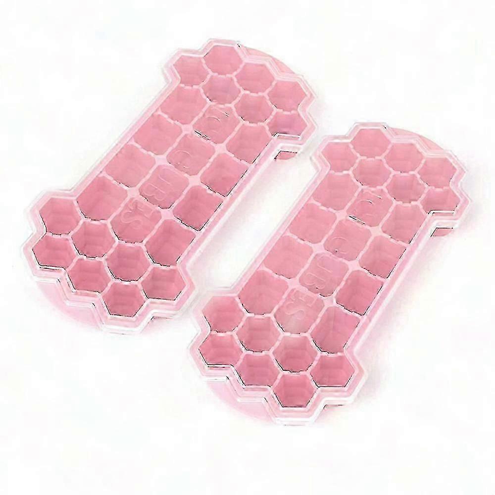 Silicone Ice Cube Mold - Flexible, Stackable & Reusable Tray for Perfect Hexagon Cubes