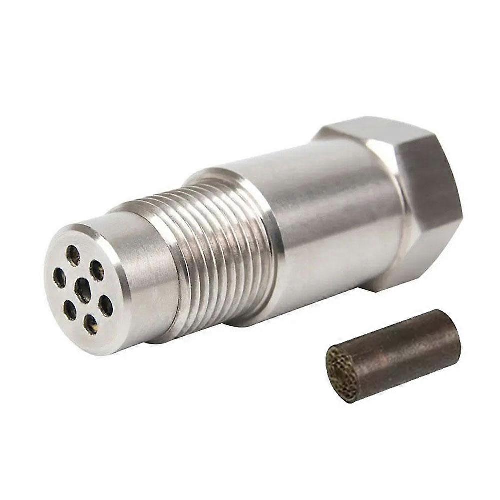 Oxygen Sensor Spacer Eliminates CEL's for Catalyst Below Efficiency - Universal Fit, Stainless Steel Design