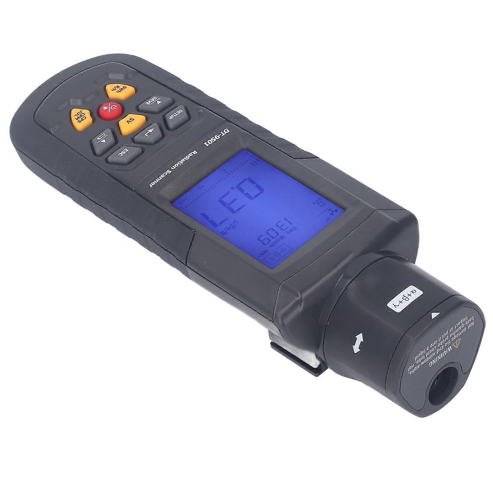 Digital Nuclear Radiation Detector Geiger Counter LCD α β γ X Ray