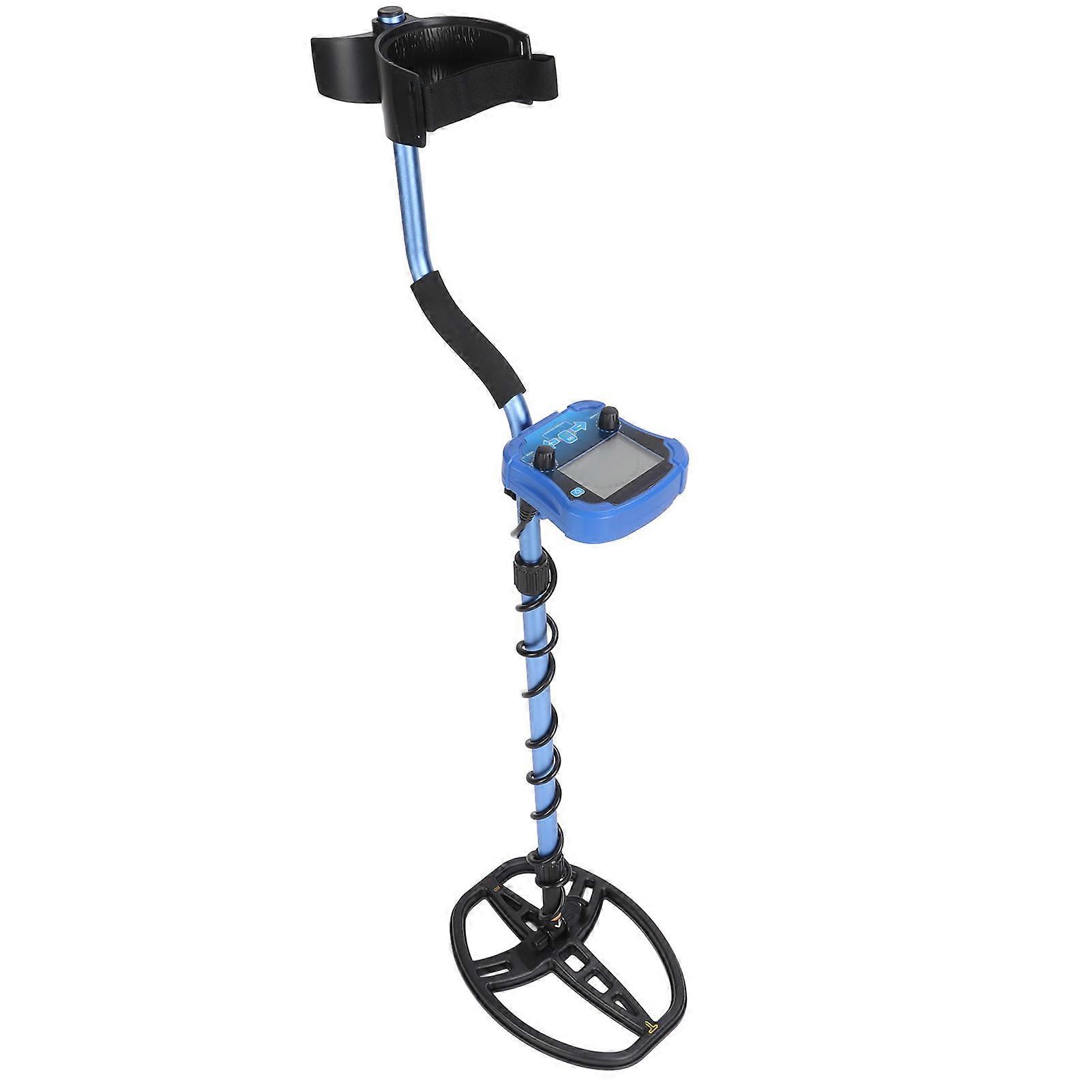 High-Performance Metal Detector with LCD Display for Gold, Silver, Coins, and Artifacts