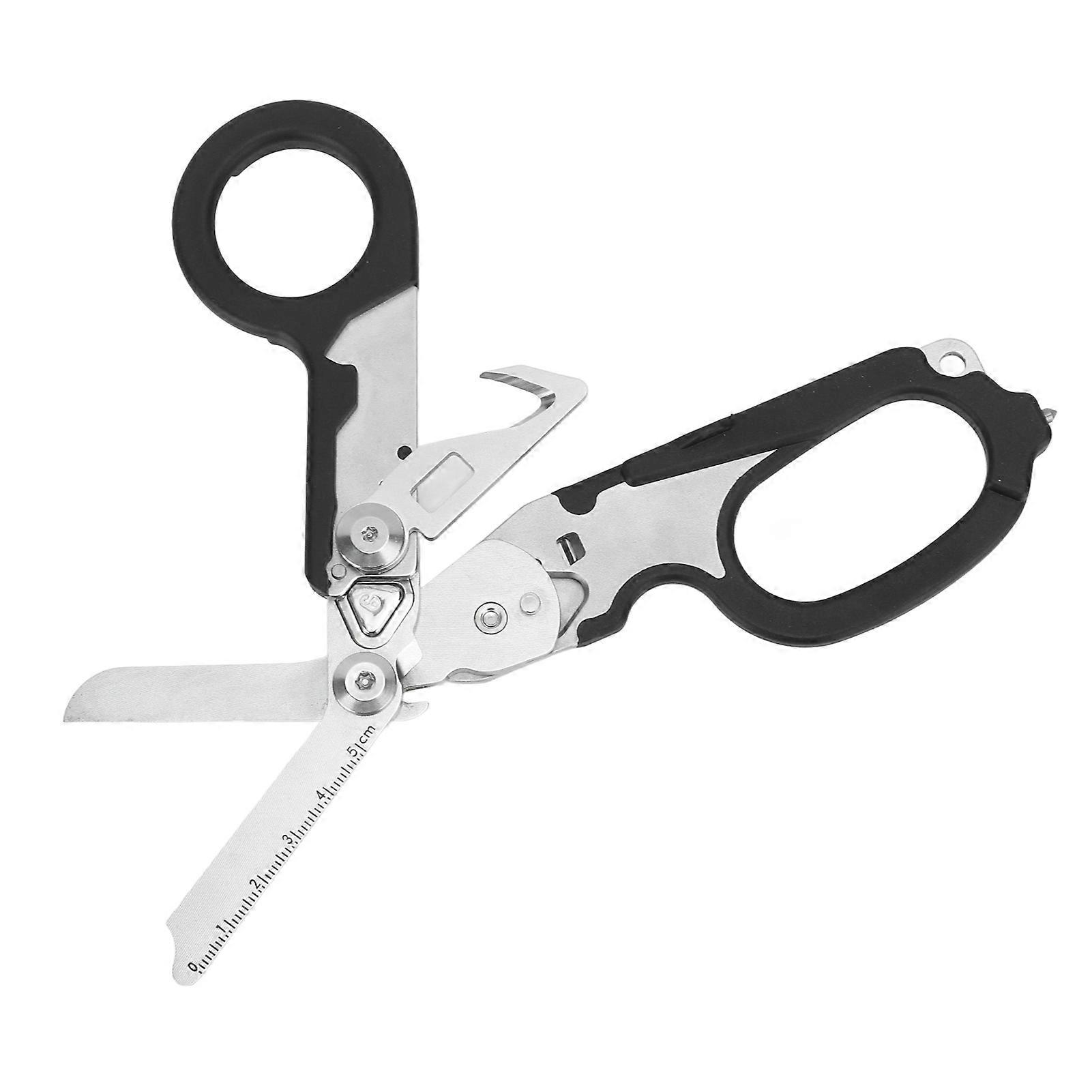 Multifunction Foldable Emergency Shears Stainless Steel 181g