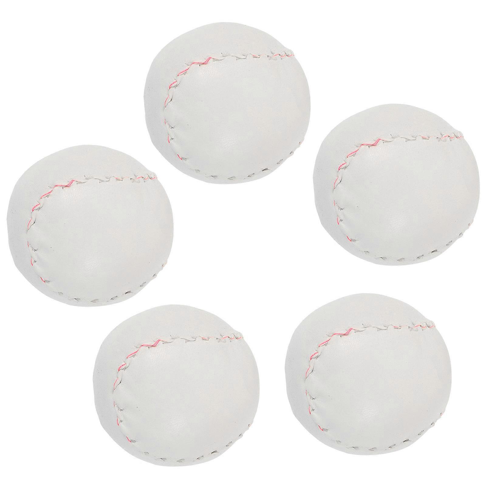 DIY Baseball Ball Training Baseballs for Hitting 5Pcs Softball Practice Balls