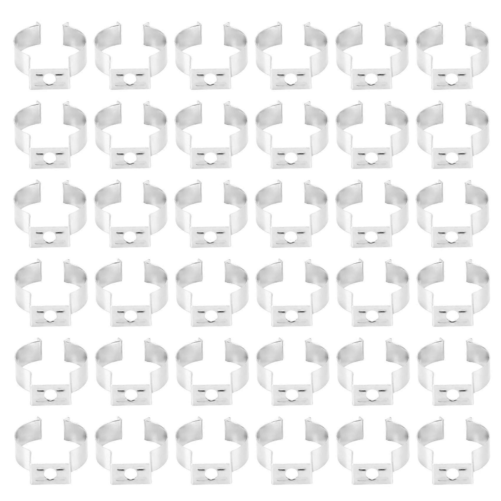 120Pcs T8 LED Light Bulbs U Clips Holder Fluorescent Tube Lamp Bracket