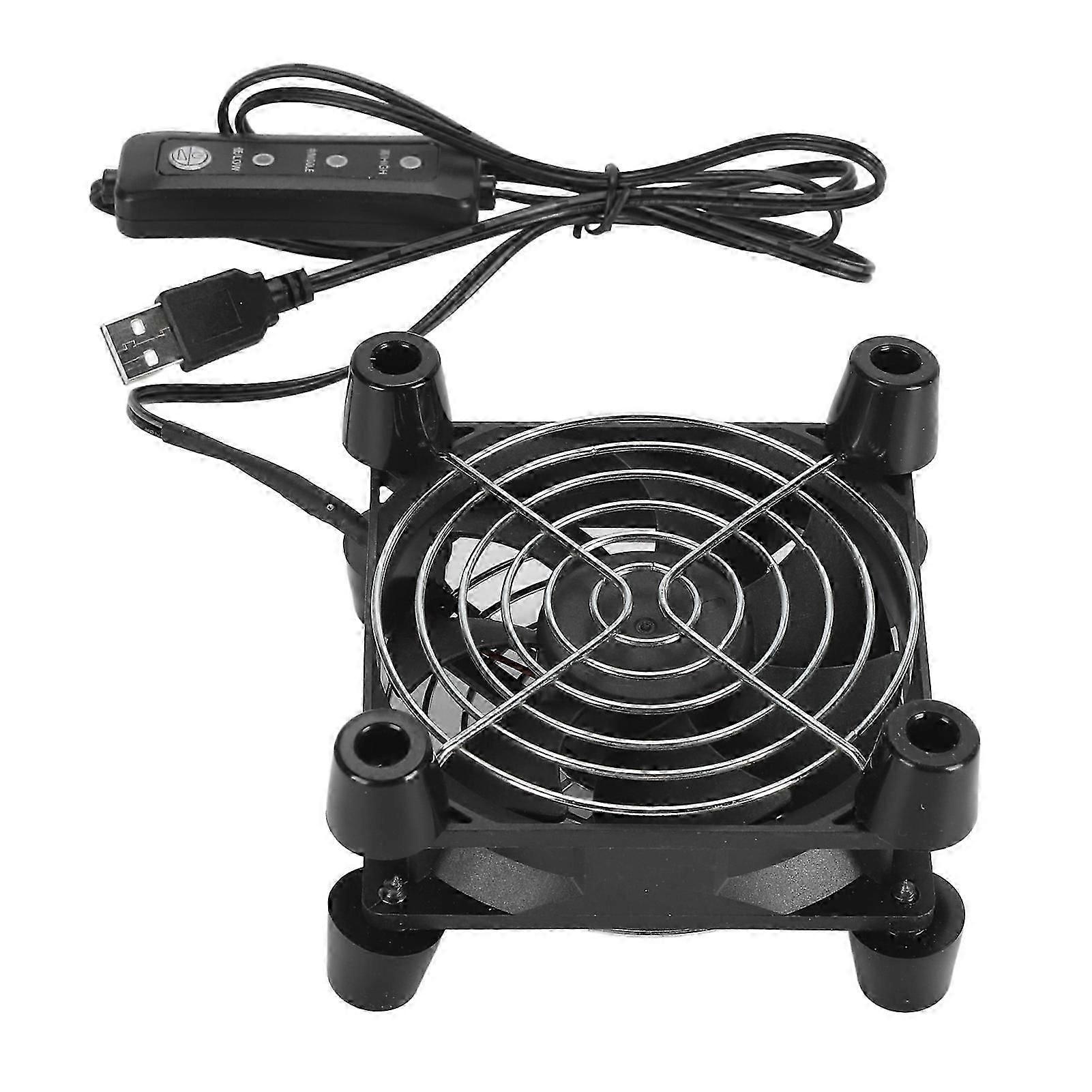 90mm PC Case Fan Professional 5V 2800RPM Efficient Low Noise 3 Levels Adjustment USB Case Fan for Computer Game Console