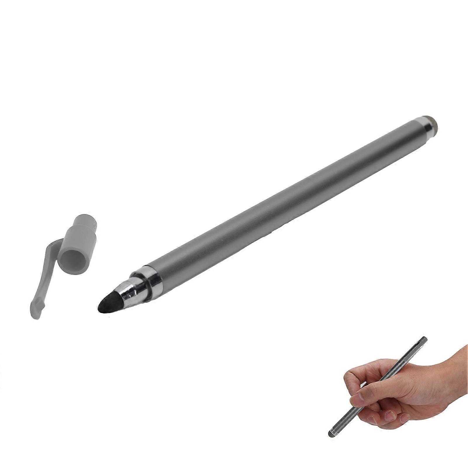 Touch Pen Aluminum Alloy High Accuracy Stylus Gray for iOS/Android
