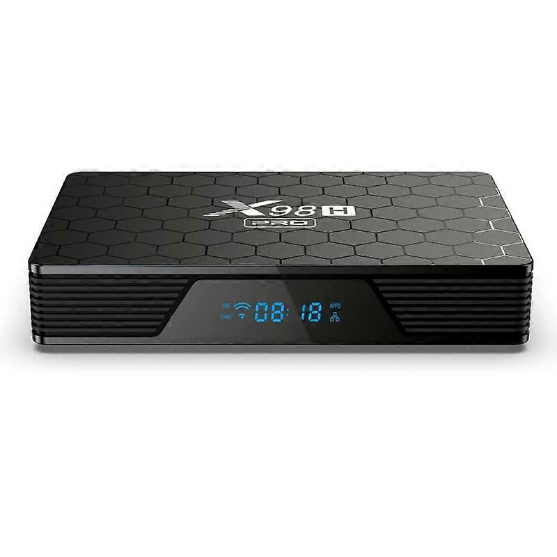 Android TV Box 12.0 H618 QuadCore A53 4K HDR10 4GB RAM 64GB ROM Android 12 WiFi 6 Bluetooth 5.0 USB 2.0 Ethernet 100M