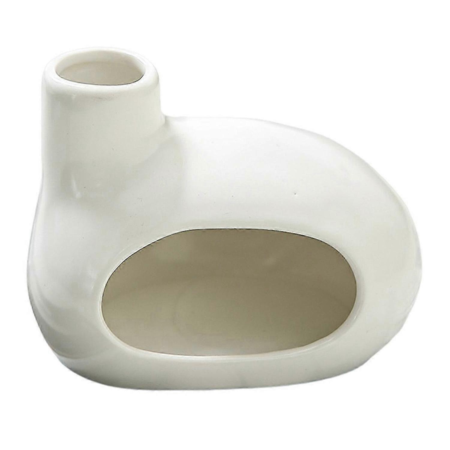 Ceramic Holder - Ash Catcher,White